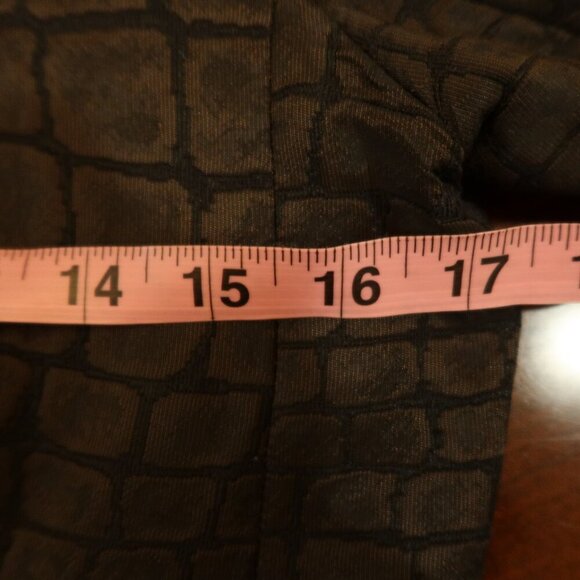 MAX MARA Blazer jacket animal print brown metallic snap office Italy designer 8 - Picture 11 of 13